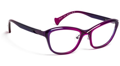 Cat eye purple eyeglasses - eye,